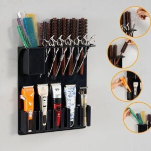 Wall Mount Hair Clipper & Scissor Holder